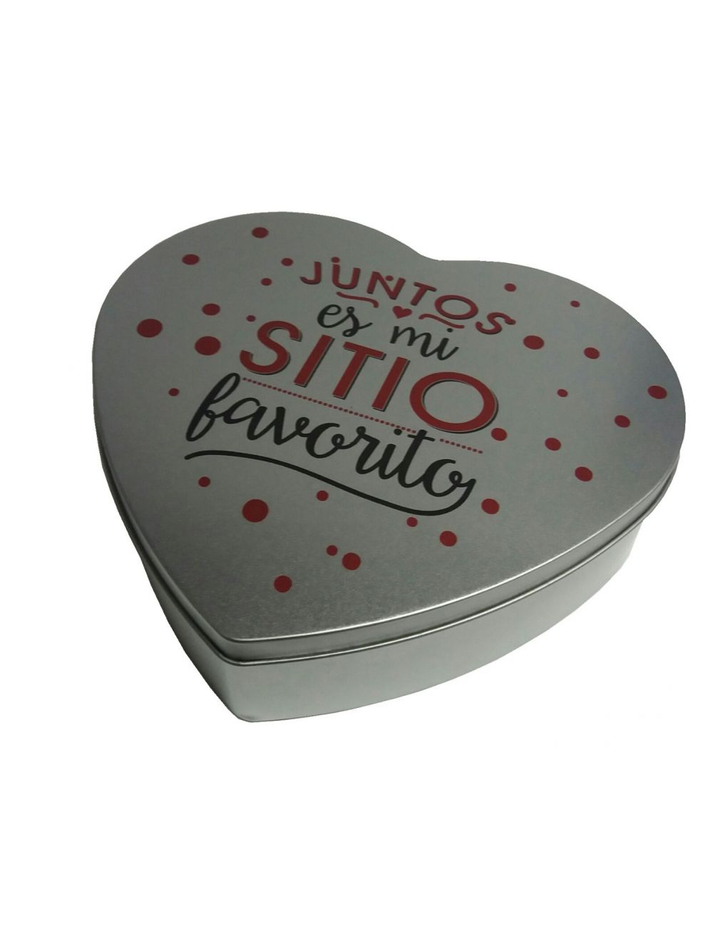 Fuerte Multiusos Caja De Lata De Chocolate Forma De Corazón Para