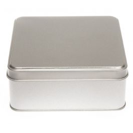 Caja metálica cuadrada personalizable
