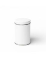 Bote Metálico Redondo Grande Blanco portada