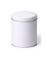 Bote metálico blanco modelo 10