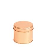 Envase metálico rosa dorado