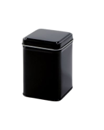 Envase metálico 50 gr negro