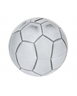 Hucha balón de fútbol metálico