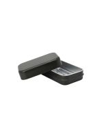 Jabonera Rectangular de Aluminio Negra