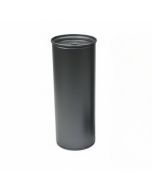 Envase Metálico Negro con Forma de Lata de Refresco