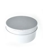 Lata aluminio blanca tapa rosca 250 ml