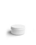 Latita Redonda de Aluminio 80ml Blanca con Tapa de Rosca portada