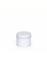 Mini Latita Redonda Blanca con Doble Tapa portada